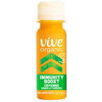 Vive Organic ginger turmeric cayenne wellness juice supplement shot display