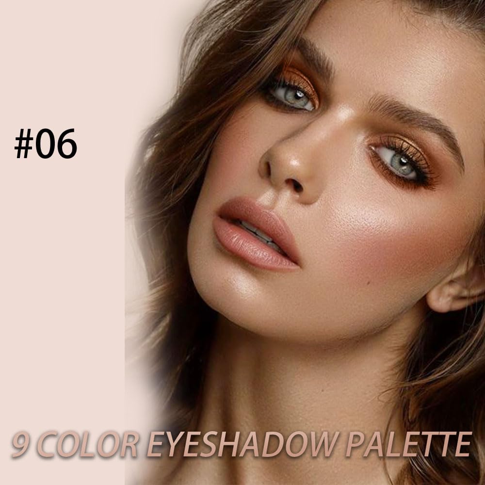 Close up of Cakaila rose gold and bronze eyeshadow shades