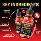 USA imported MILIVOL herbal dietary drops highlighting 8-in-1 ingredients