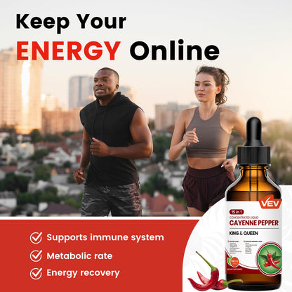 VEV dietary supplement drops with L-Arginine and Resveratrol nutrition facts