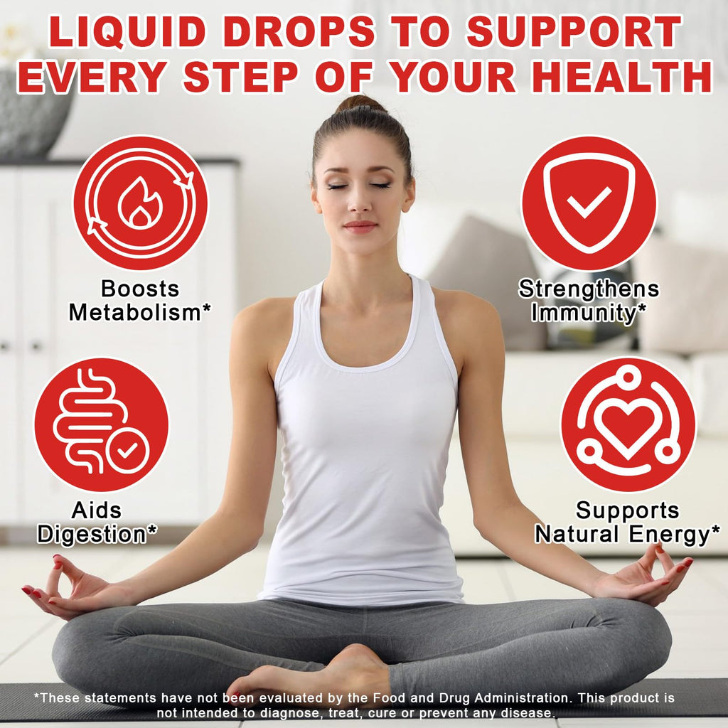 Newseel herbal liquid supplement packaging showing non GMO and vegan benefits