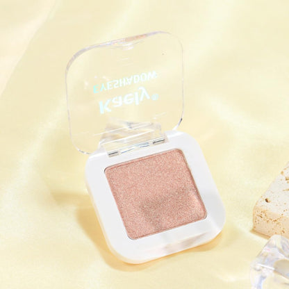Evpct eyeshadow compact held in hand for size reference