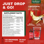 Valleylux liquid herbal supplement with dropper packaging details.