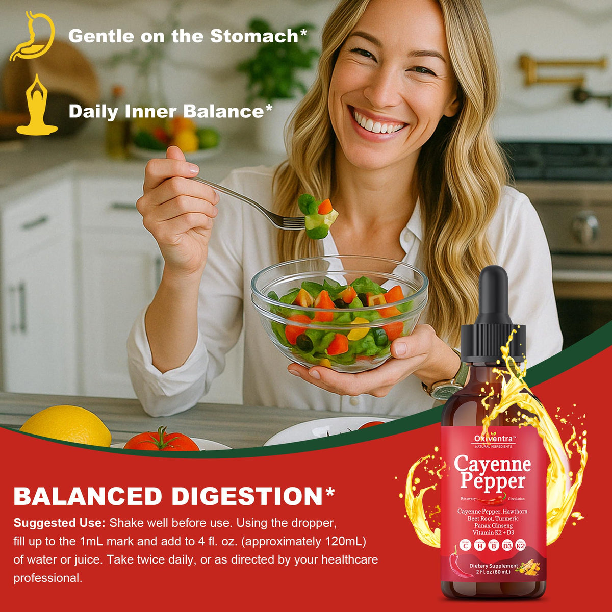 Imported USA wellness drops for circulation and energy support.