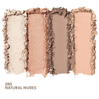Covergirl eyeshadow palette back label with product details