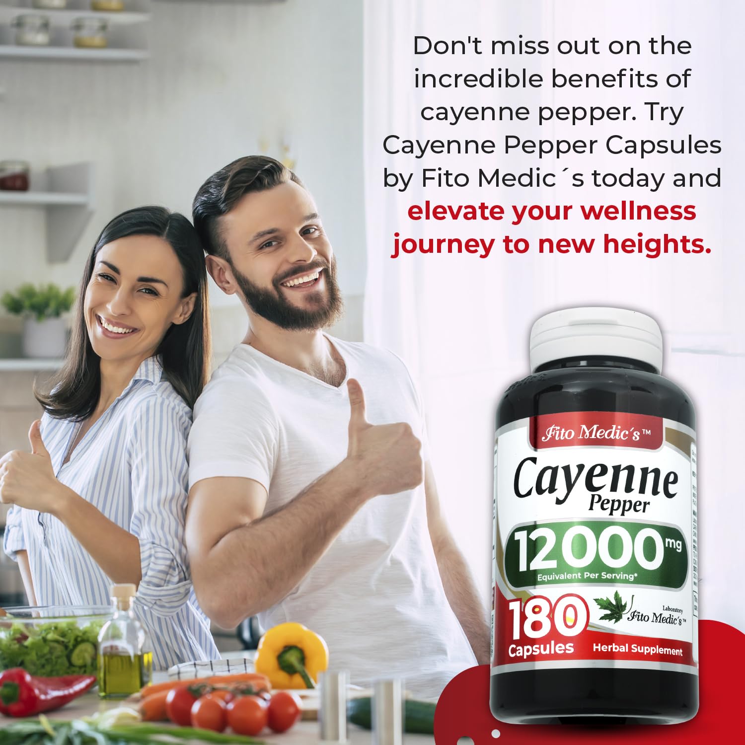 USA imported cayenne pepper extract capsules for digestive support close up view