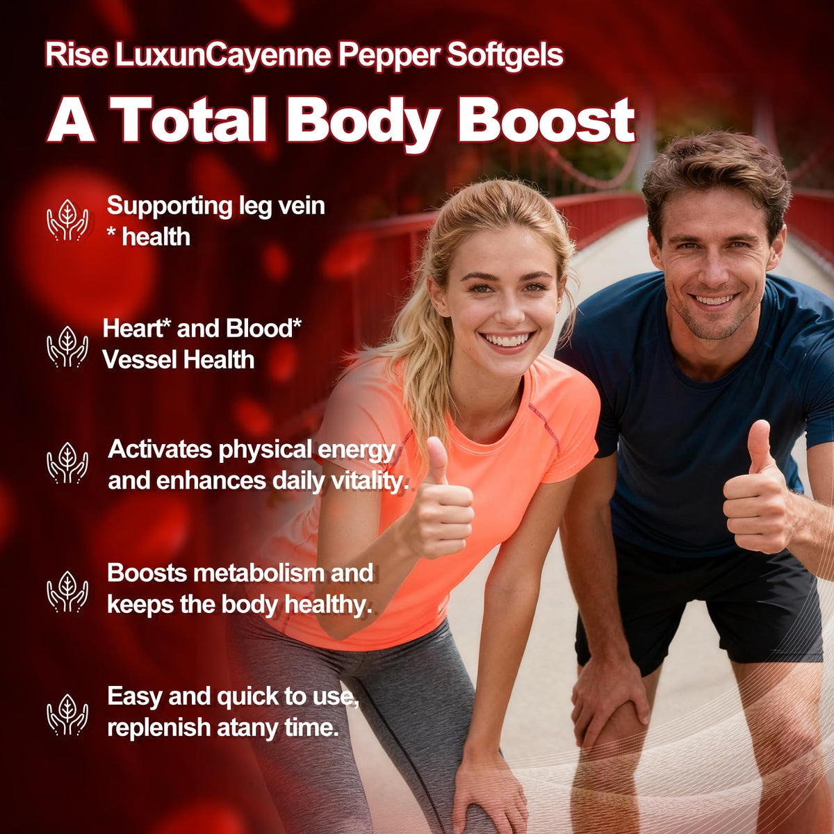 High potency capsaicin supplement softgels designed for maximum absorption and daily energy booster.