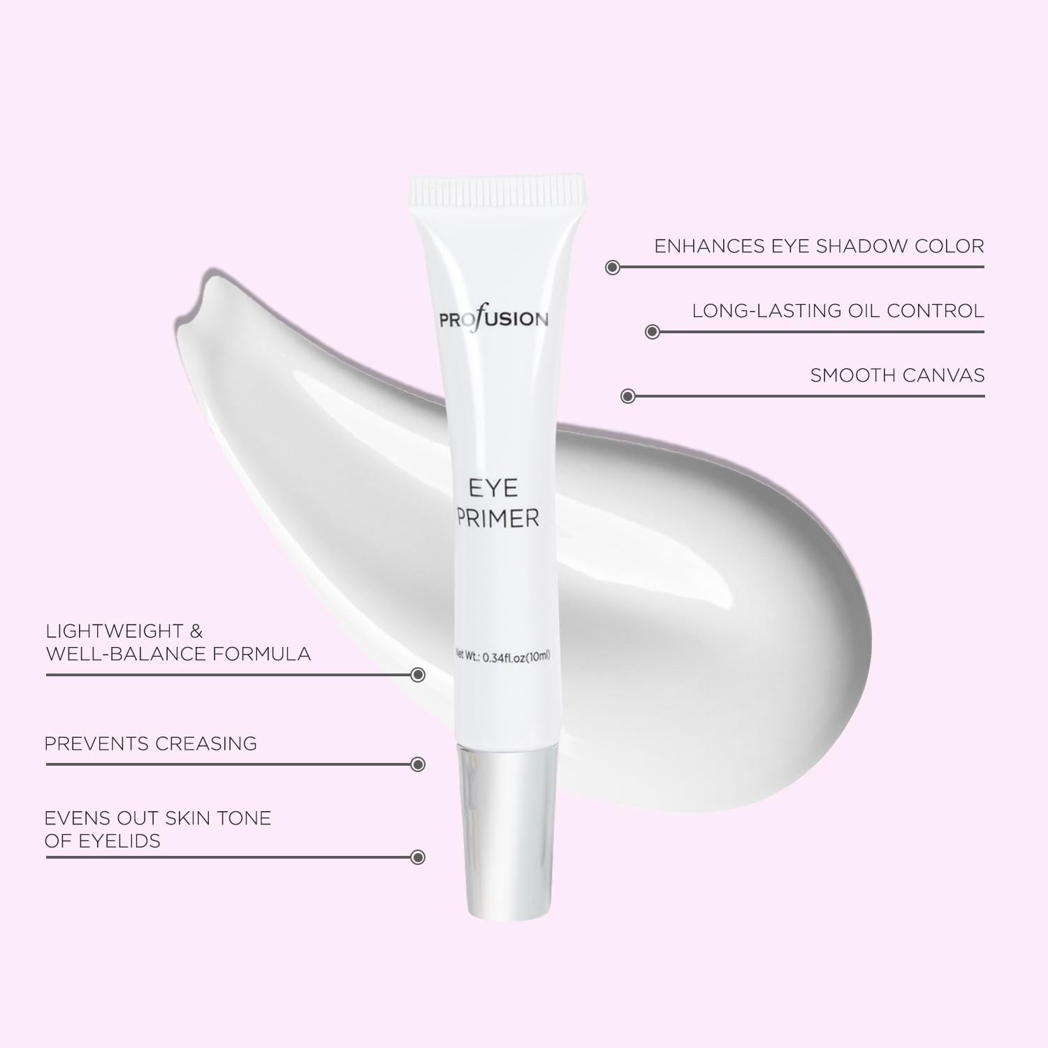 Profusion Cosmetics pore minimizing face primer tube demonstrating its sleek design.