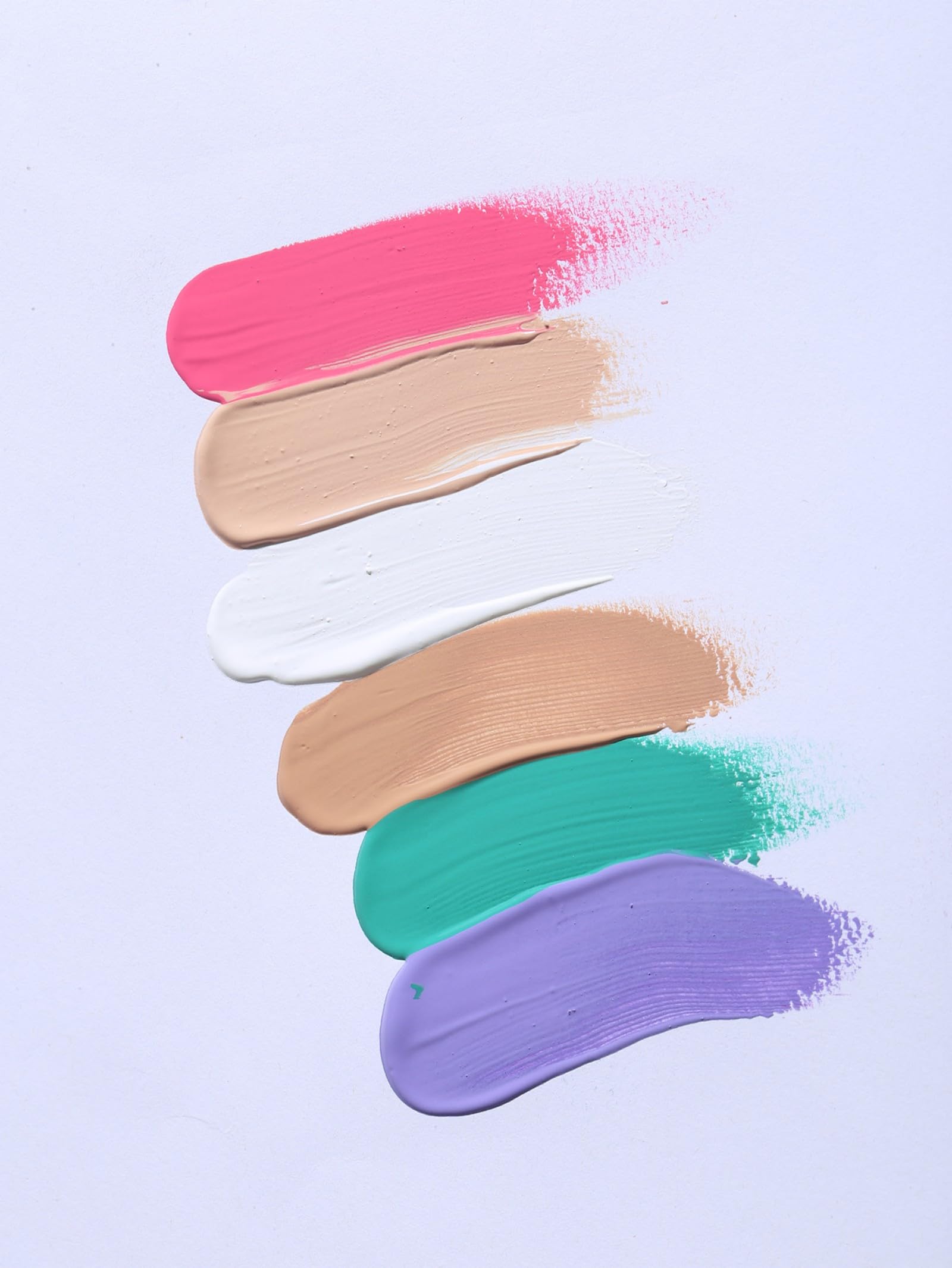 Close up of NANASO MAEPEOR eye makeup base tube displaying product benefits and specifications.