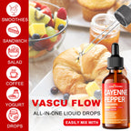 Authentic USA imported JOHN RAMBO cayenne pepper liquid drops demonstrating the built in precise measuring dropper system.