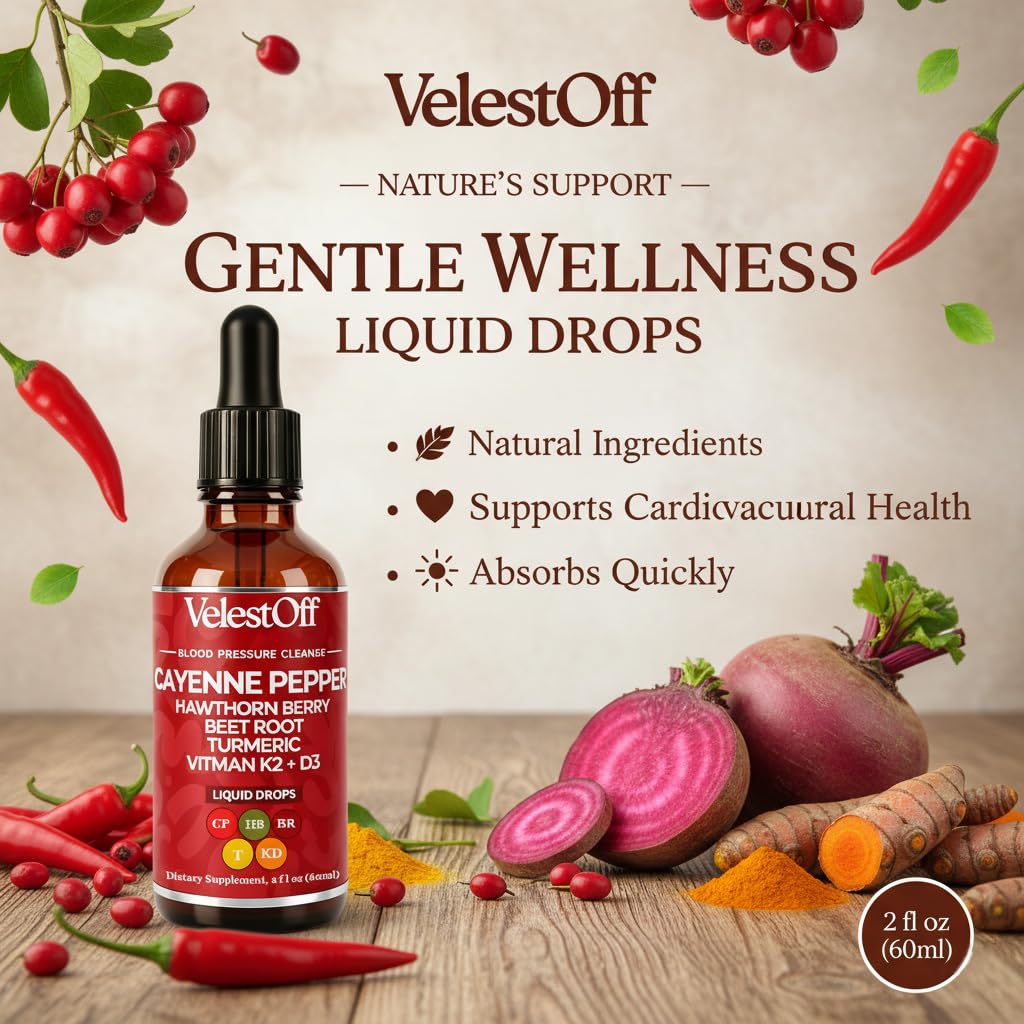 Two fluid ounce bottle of Lanzf Velestoff cayenne pepper metabolism booster