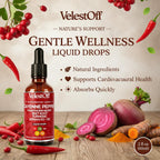 Two fluid ounce bottle of Lanzf Velestoff cayenne pepper metabolism booster