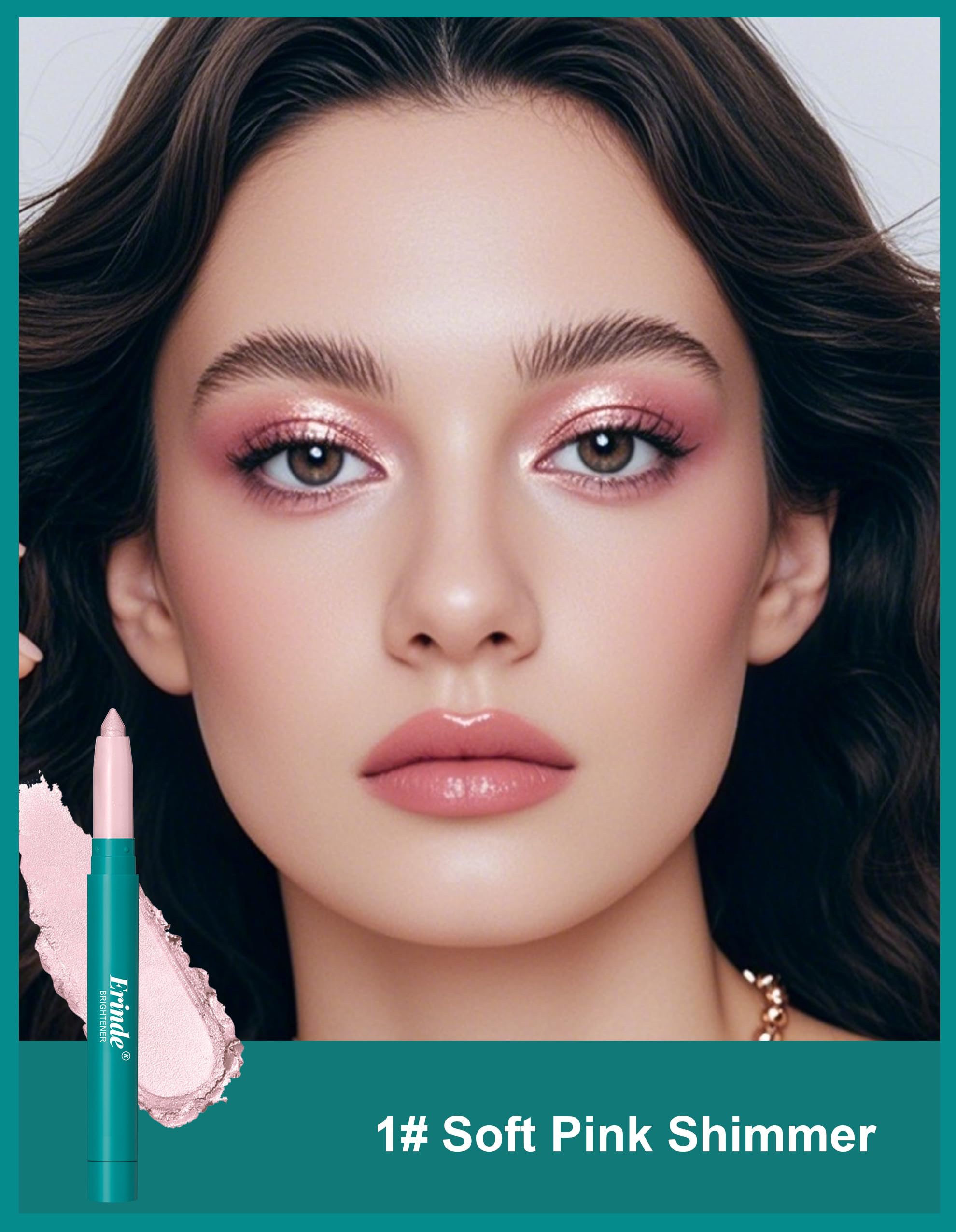 Waterproof cream eyeshadow sticks swatched on skin showcasing long lasting pigment