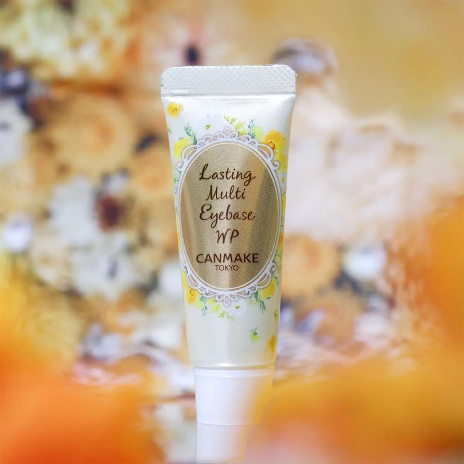 Waterproof eyeshadow primer tube by CANMAKE Tokyo in shade zero two