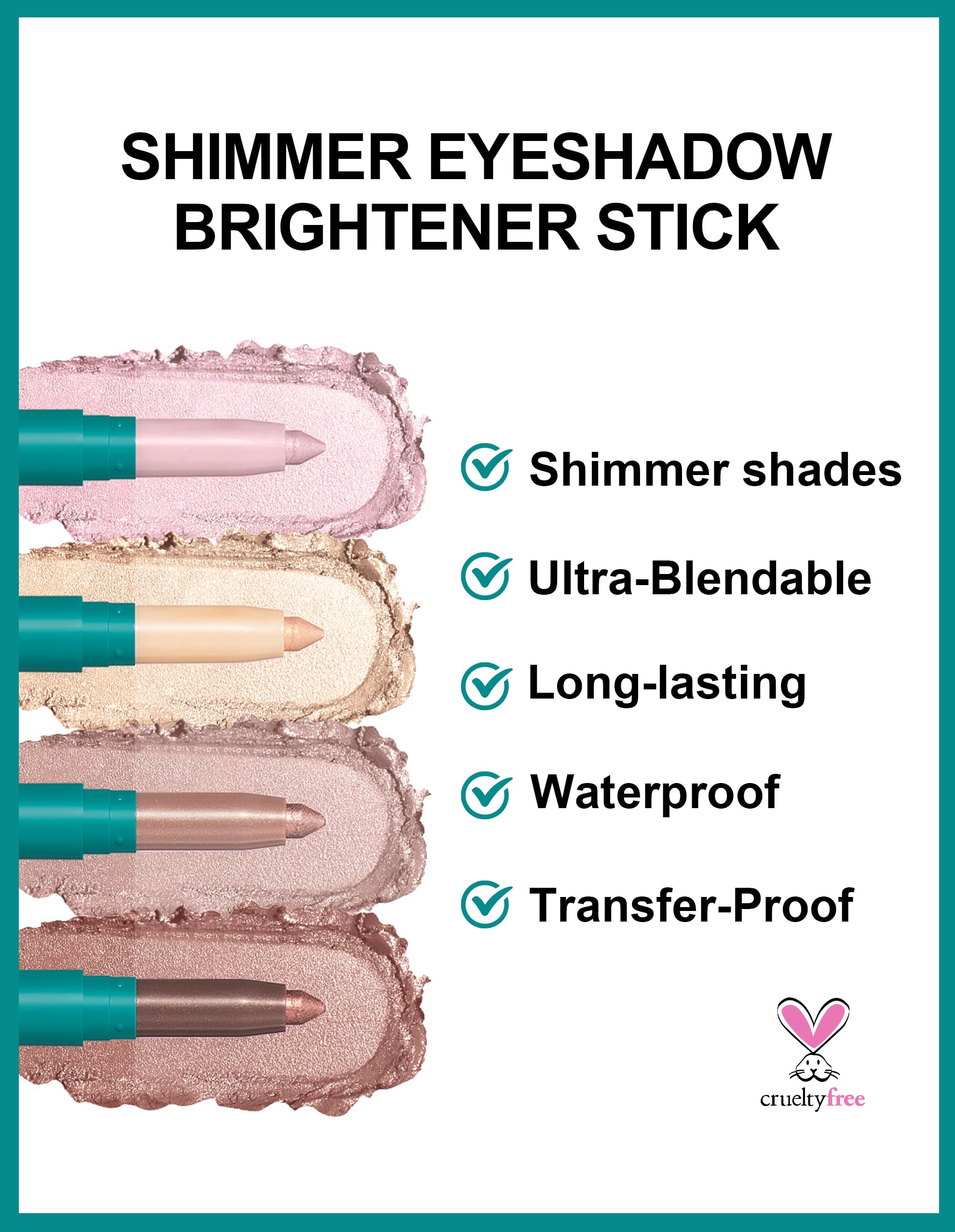 ProCover glitter highlighter pencil packaging and components close up view