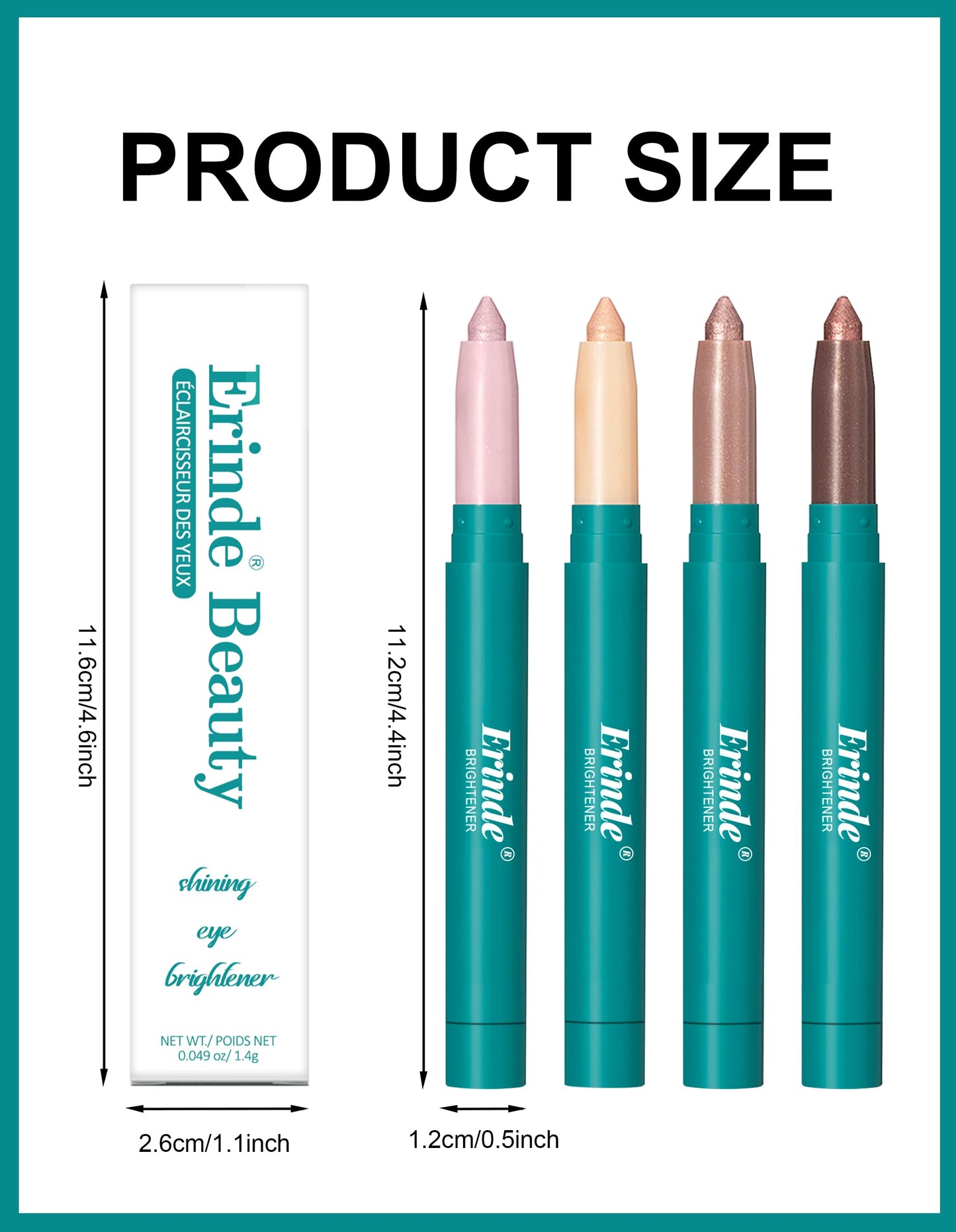 Smudge proof eye shadow sticks demonstrating sweat resistant properties