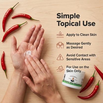 Natural joint and muscle discomfort ointment packaging from Christopher's Original Formulas highlighting the USA origin.