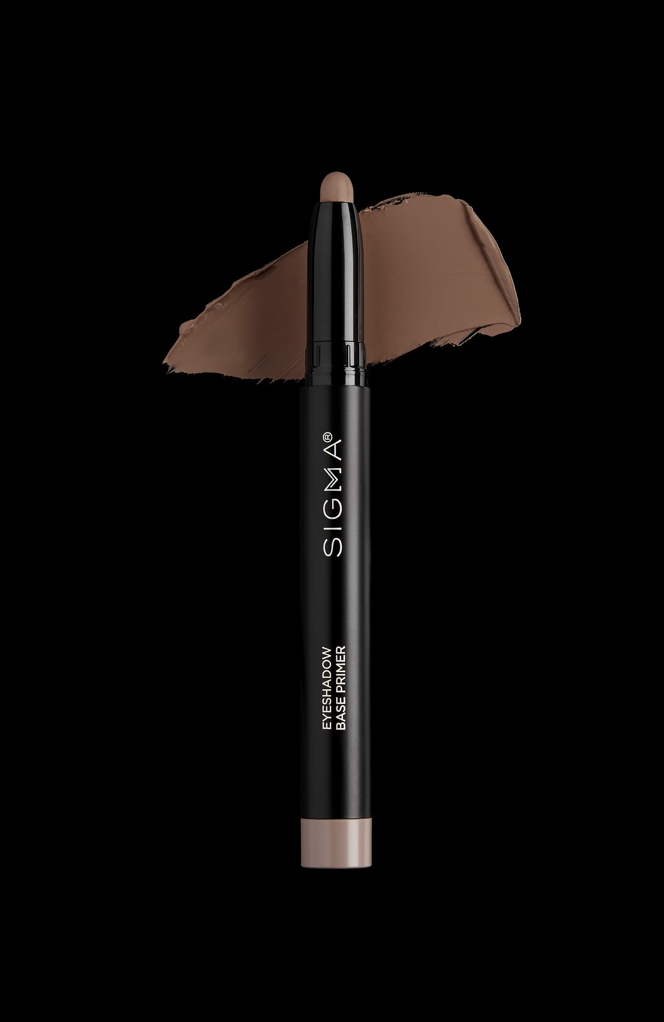 Sigma Beauty Earthen crease proof eyeshadow primer base stick angle view