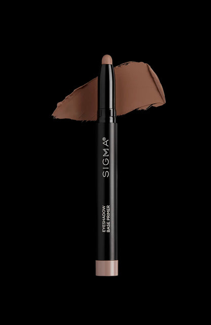 Sigma Beauty Earthen crease proof eyeshadow primer base stick angle view