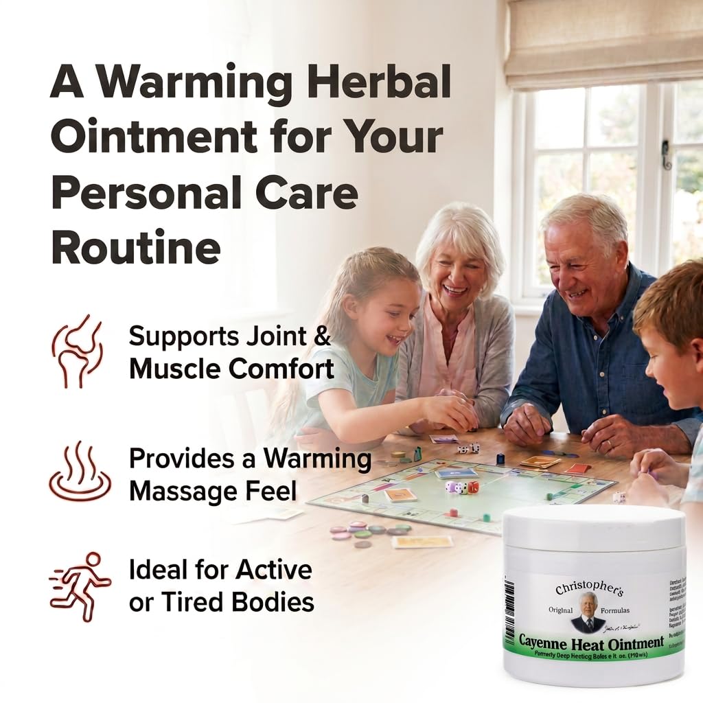 Full product range view of the 4 fluid ounce warming herbal massage balm on a clean background.