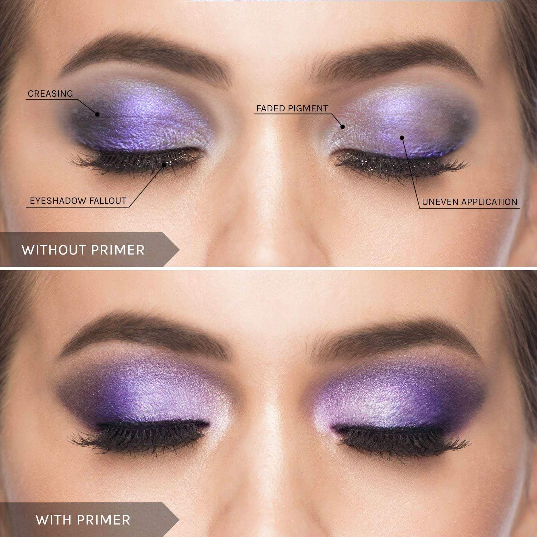 Authentic Mirenesse anti-wrinkle eyeshadow base showing the packaging details and sizing.