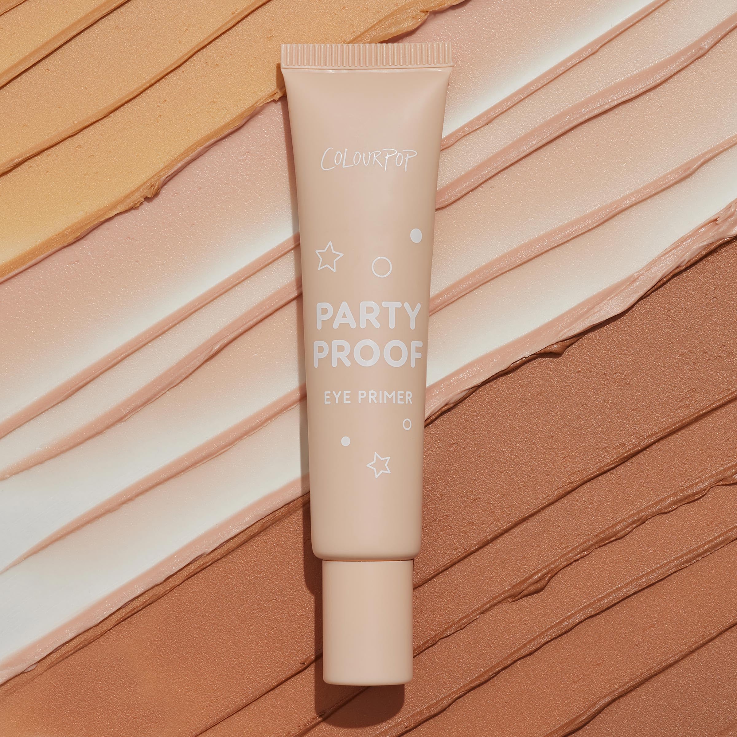 Long lasting ColourPop eye primer packaging for vibrant eyeshadow wear