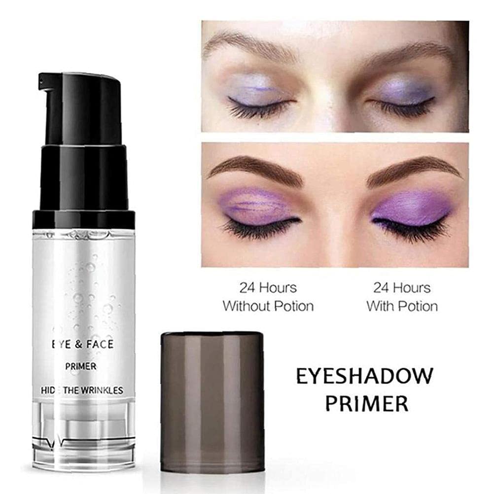 ZJchao clear eyeshadow base texture sample on a smooth skin surface