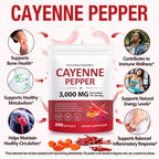 Authentic USA imported Vogsig 3000mg cayenne pepper capsules dietary supplement