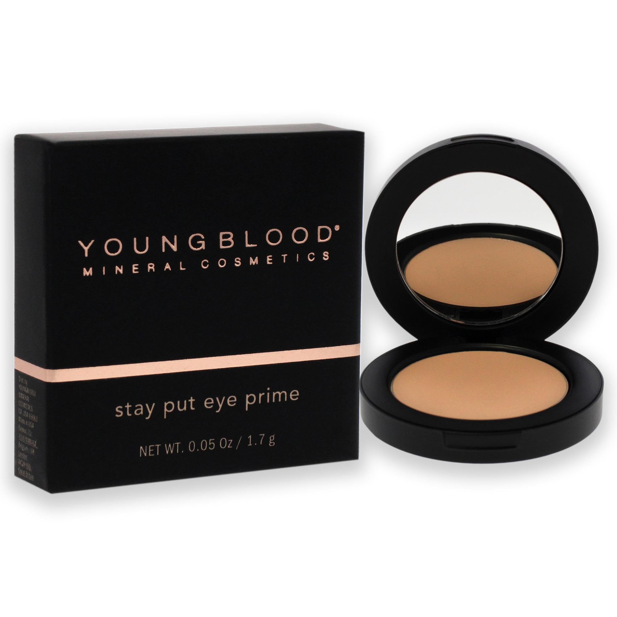 Youngblood vegan cruelty free eye prime open magnetic compact displaying the universal shade