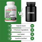 Immortal Herbs non-GMO and vegan cayenne pepper moringa supplement highlighting the seventy-five day supply.
