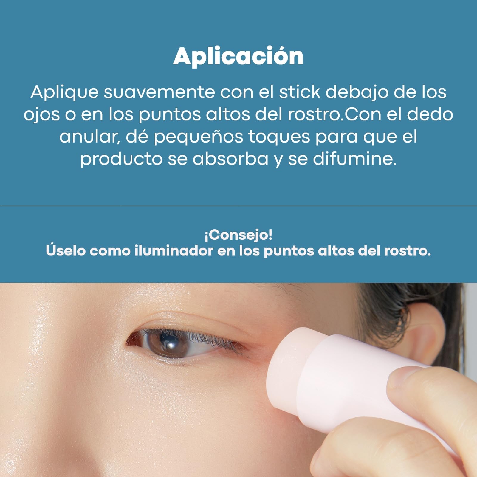 TONYMOLY hydrating eye contour stick with milk protein and amino acids