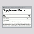 Piping Rock Cayenne Pepper Liquid Tincture four fluid ounces ingredient facts label