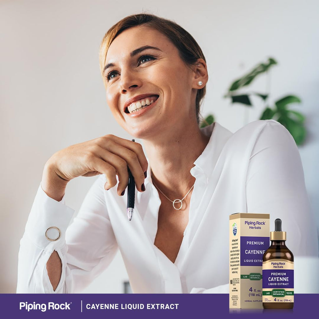 Piping Rock Cayenne Pepper herbal extract supplement for metabolism and circulation