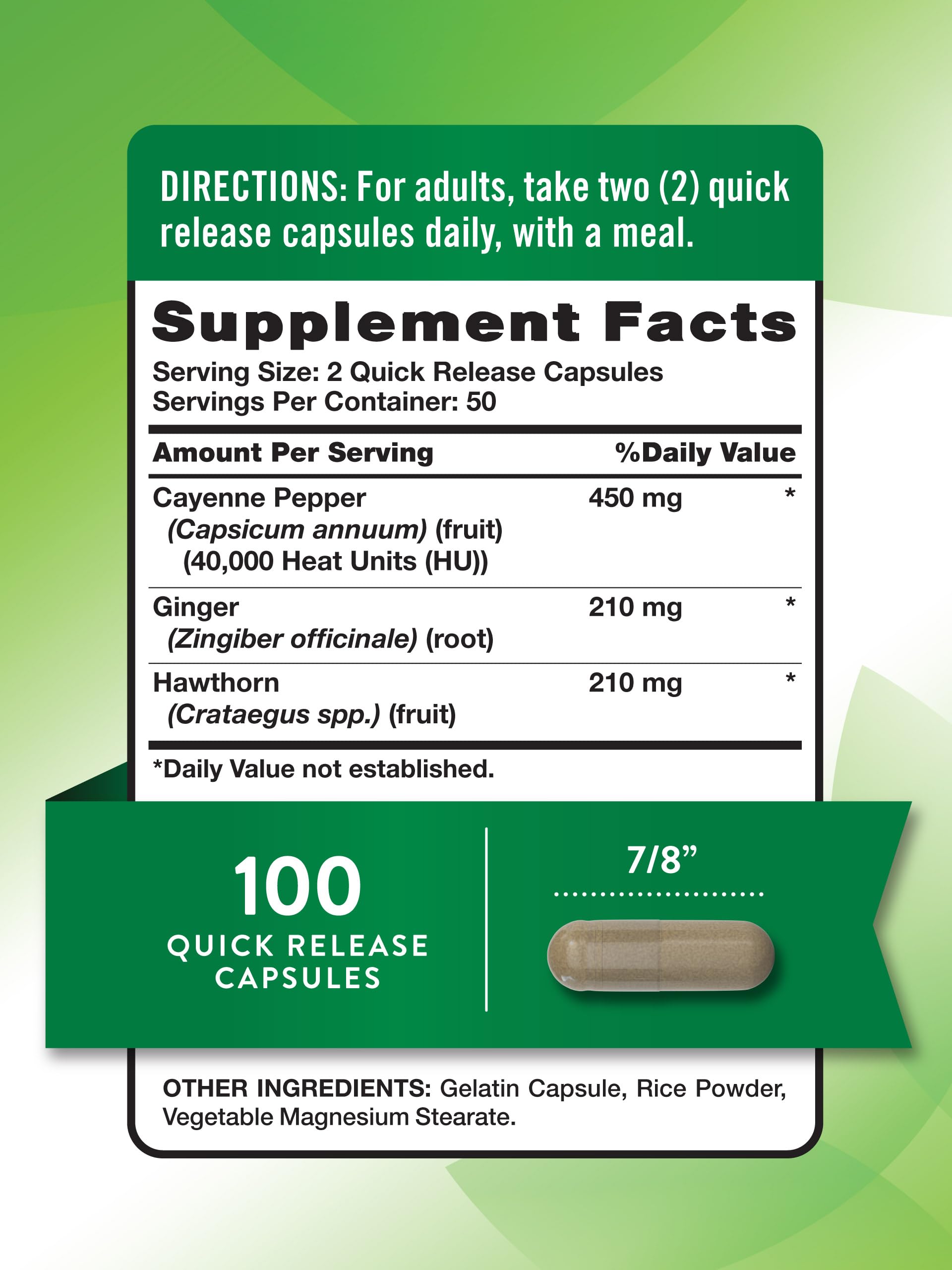 Nature's Truth Cayenne Pepper supplement bottle displayed vertically showing authentic USA imported packaging.