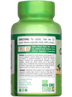Nature's Truth imported herbal supplement bottle showcasing the gluten free and allergen free product features.