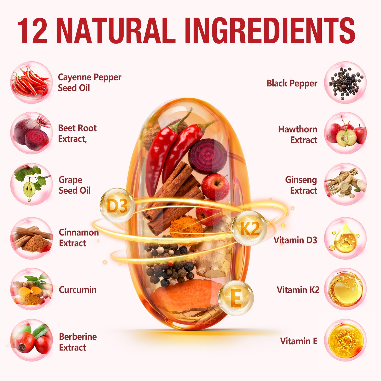 ZROGJBMK Cayenne Pepper 240 Softgels dietary supplement label showing ingredient facts