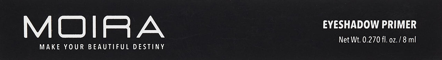Moira crease proof water resistant eye base application texture on skin