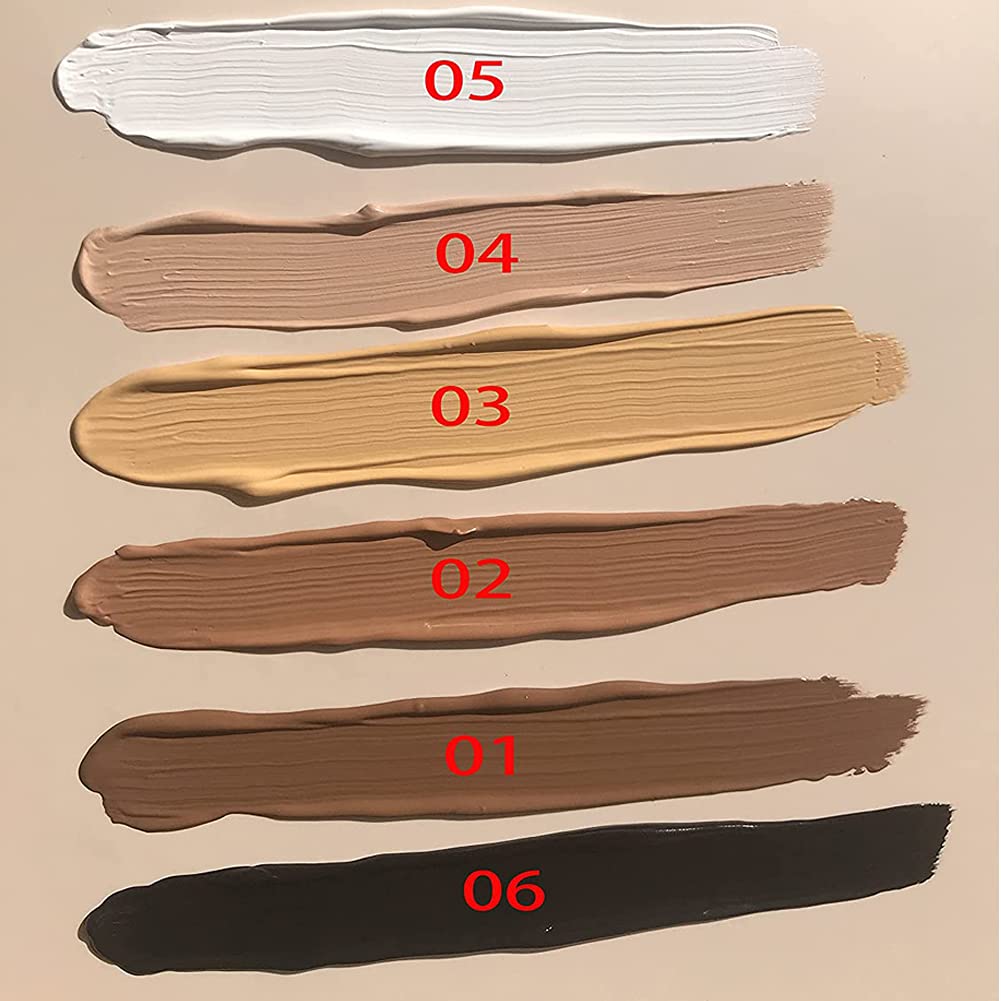 Fendy anti aging eye shadow primer potion color payoff comparison on skin