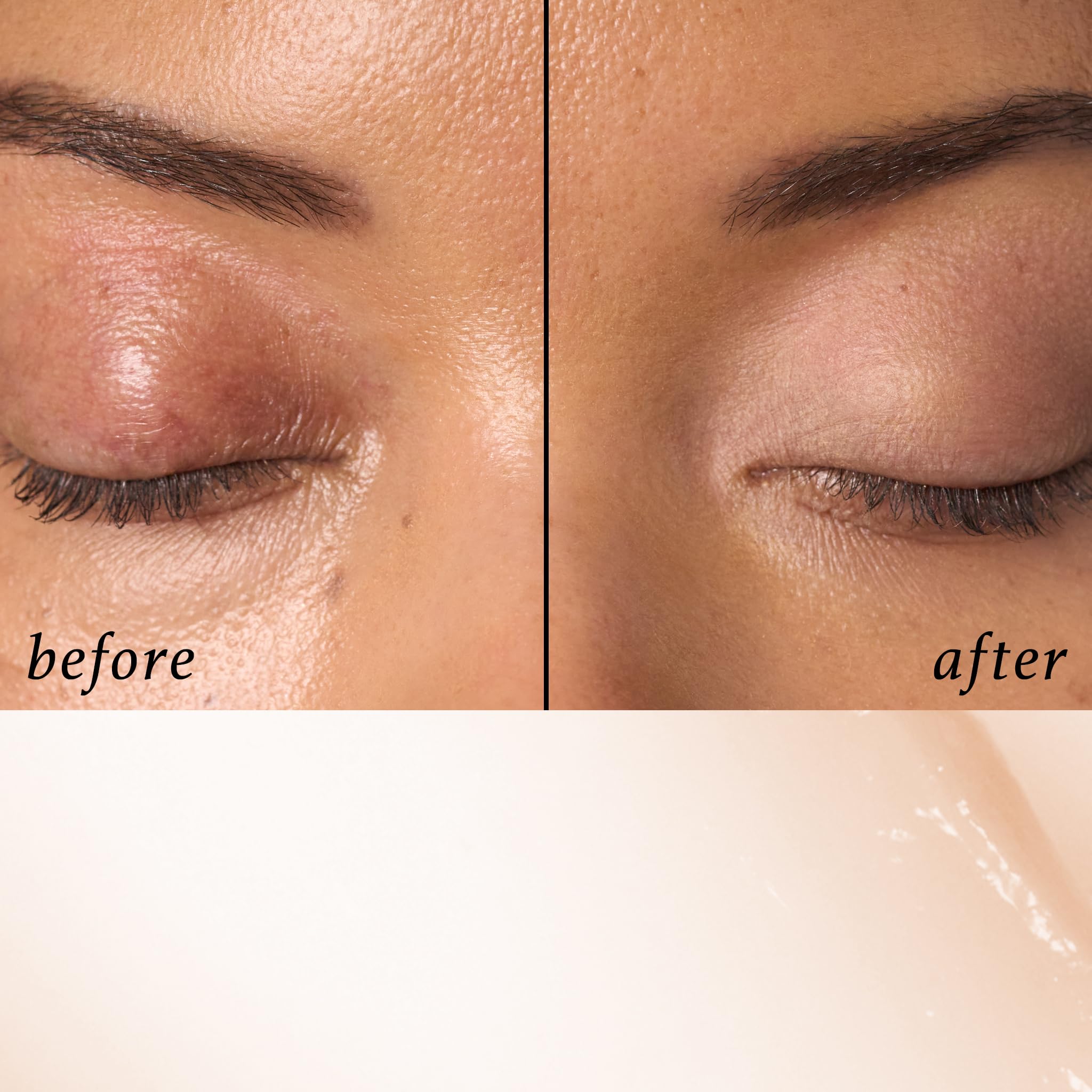Julep green tea eye primer packaging showing lightweight clear formula details
