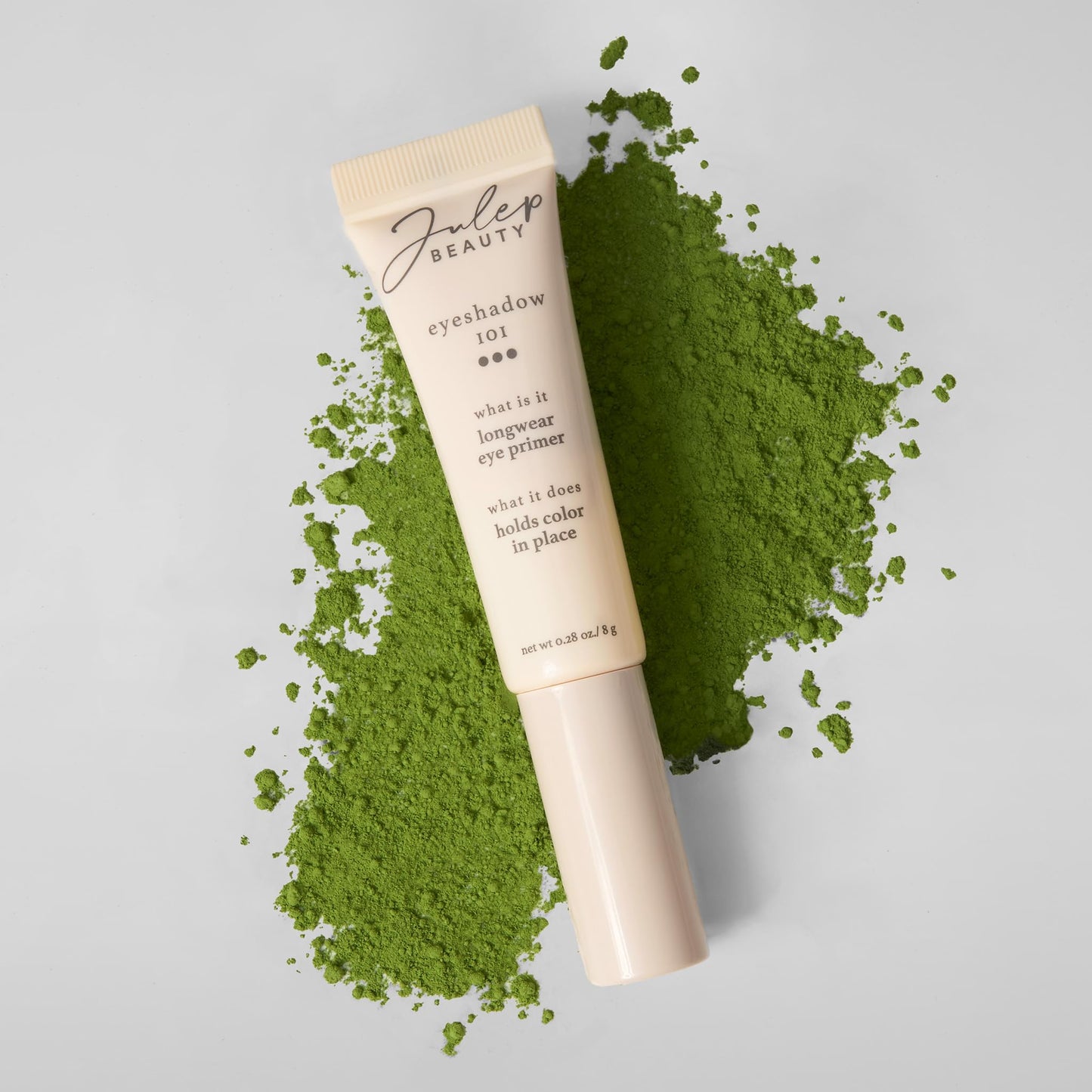 Premium green tea infused eye primer for smudge resistant eyeliner look