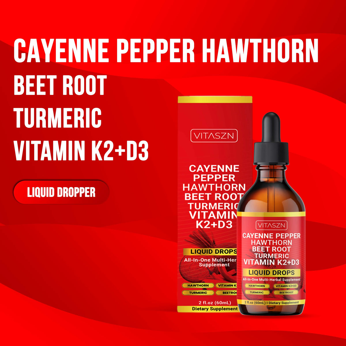 Zixbmhyj metabolism boosting cayenne pepper formula bottle placed upright against a clean background.