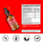 Authentic USA imported VITASZN herbal liquid supplement showing the natural beet root and cinnamon infusion.