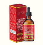 Close up of the dropper top of Zixbmhyj cardiovascular support liquid formula for precise dosage.