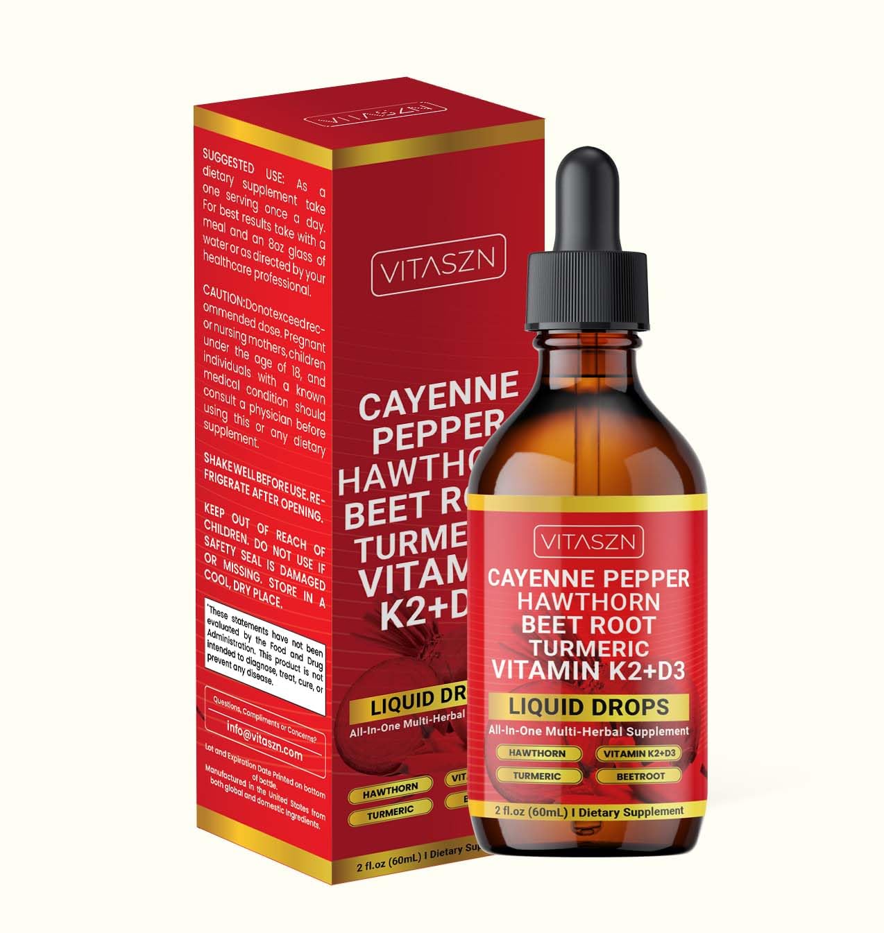 Close up of the dropper top of Zixbmhyj cardiovascular support liquid formula for precise dosage.