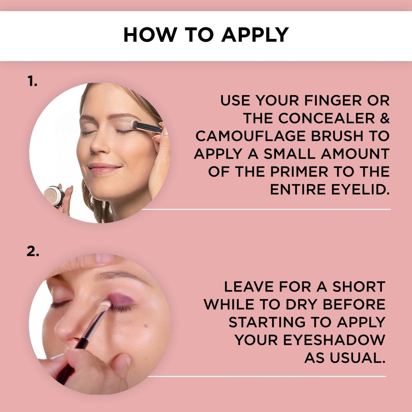 Artdeco eyeshadow base open container demonstrating smooth application consistency