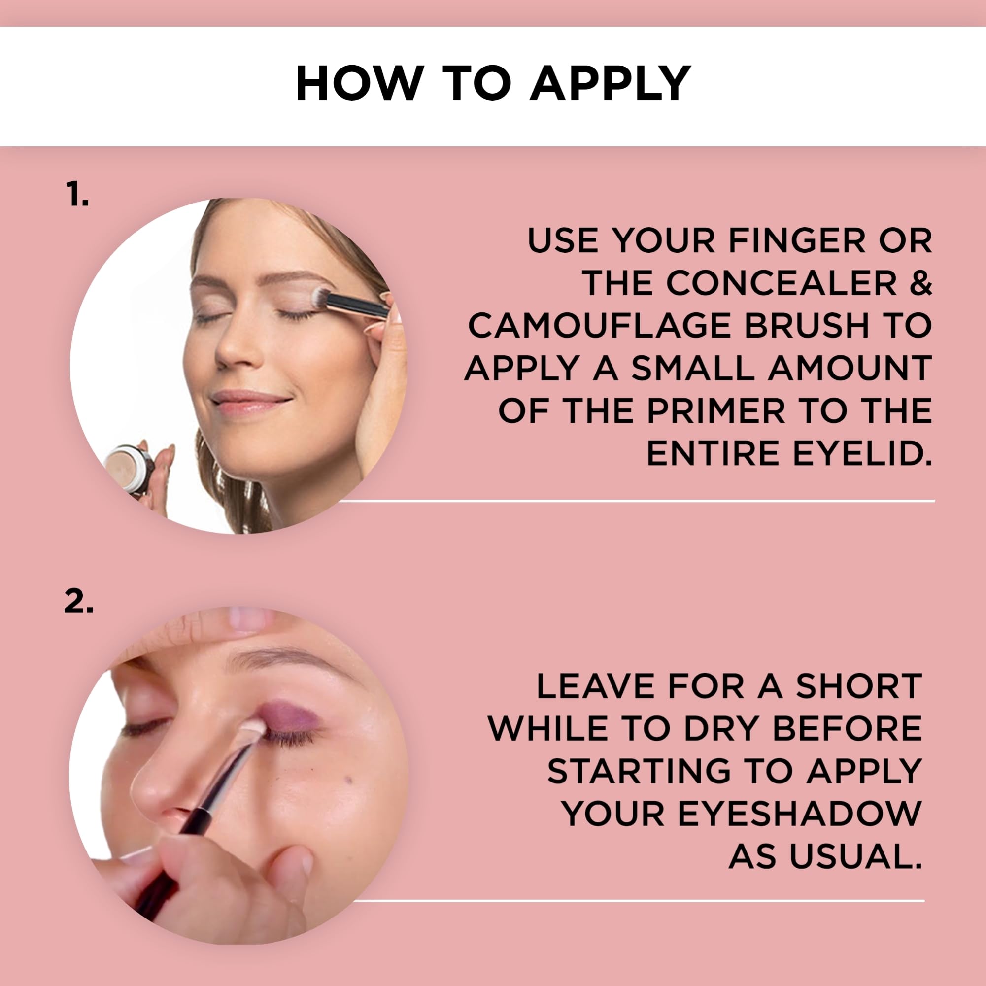 Artdeco eyeshadow base open container demonstrating smooth application consistency