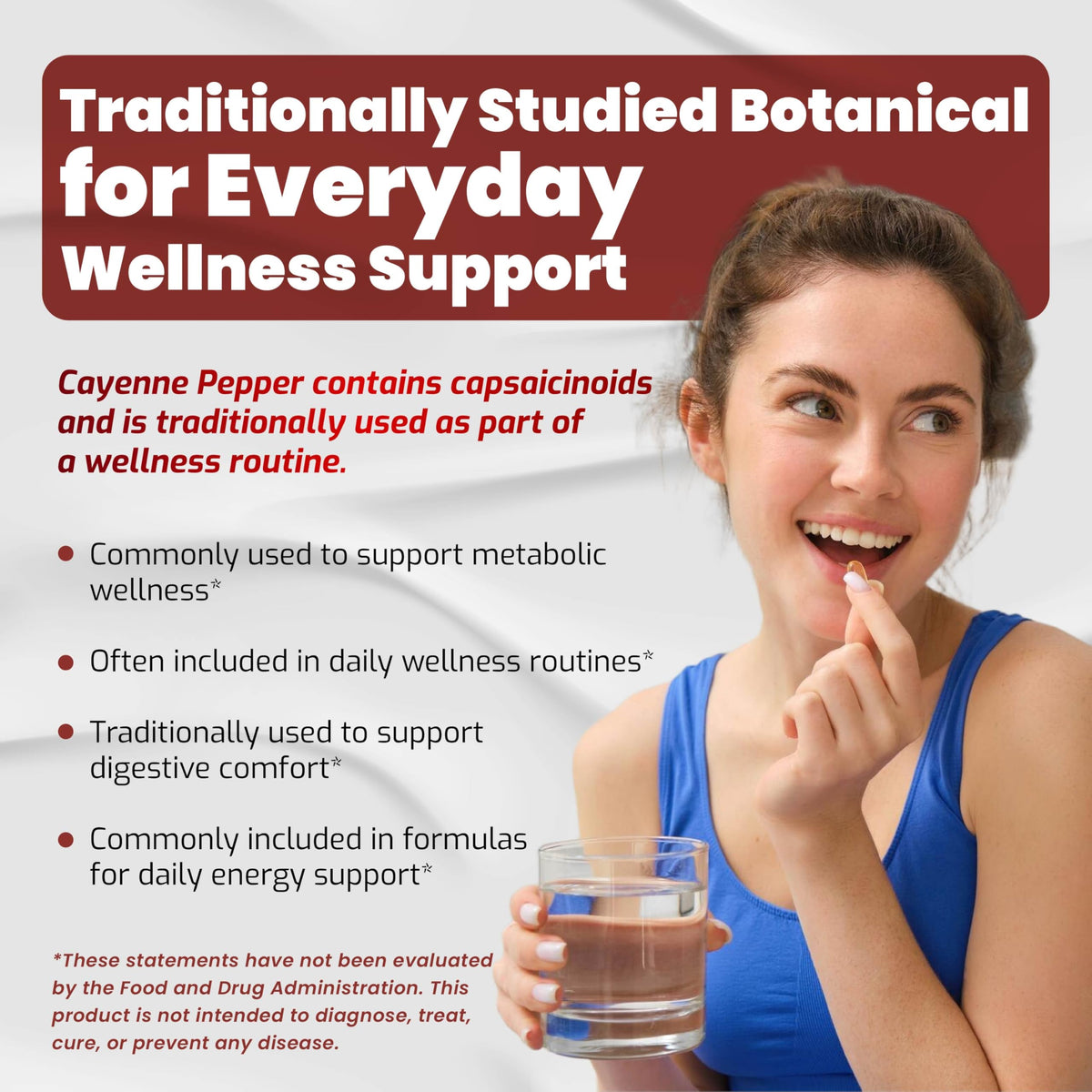 VEGATOT Organic Cayenne Pepper 12900 mg equivalent high potency blend