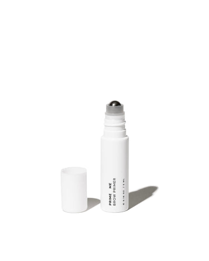 Smudge proof eyebrow makeup primer applicator showing clear texture for maximum grip