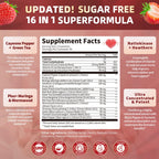 Lukaree sugar free capsaicin supplement complex nutrition label and ingredients list