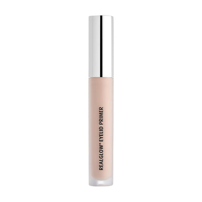 Lune+Aster color correcting eye base wand pulled out displaying the creamy pink primer texture.